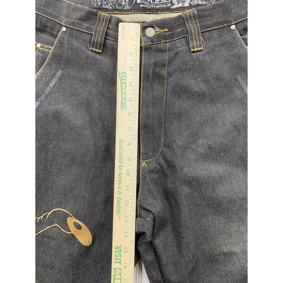 VTG Studio By Southpole Embroidered Denim Jeans 34 Looney Tunes Wile E Coyote - Picture 7 of 16